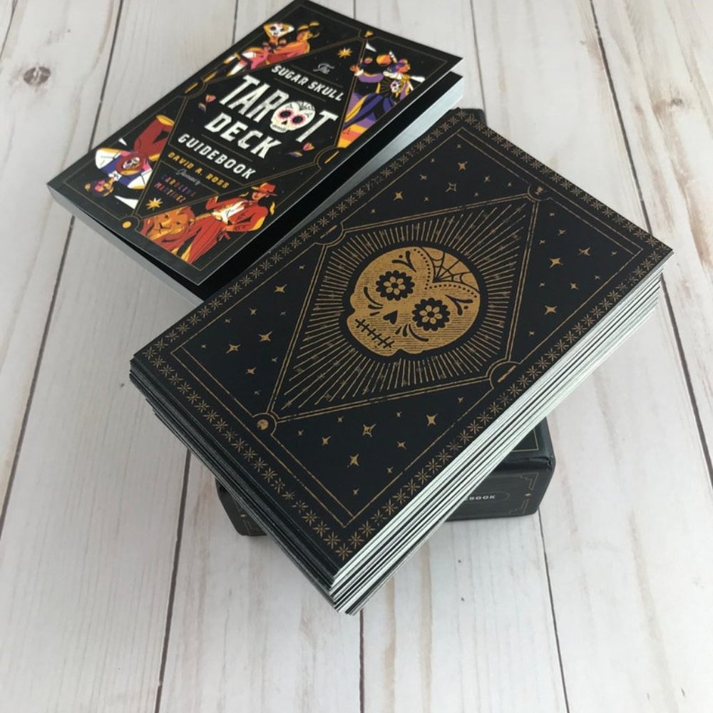 The Sugar Skull Tarot Deck and Guidebook 💀🥀🥀 - Picture 2 of 2